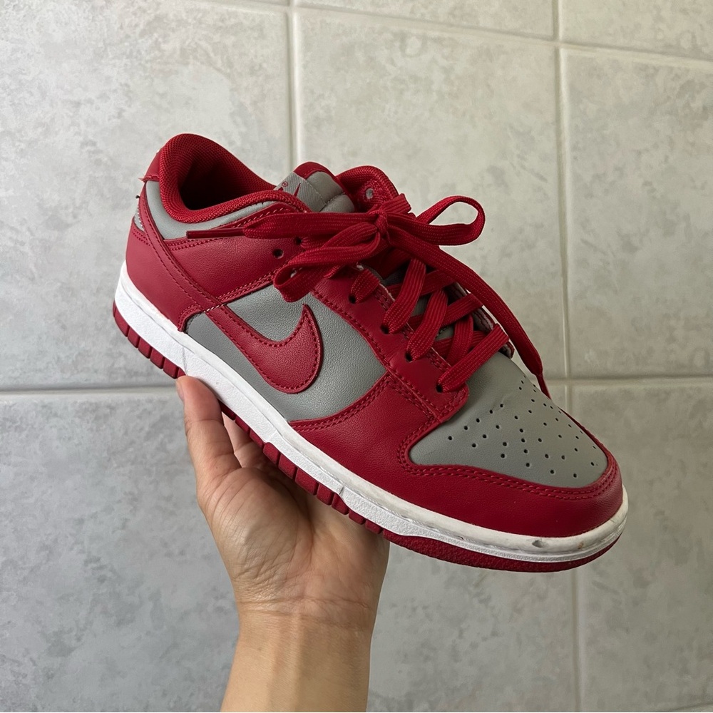 Nike Red and Gray dunks